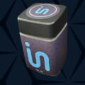 Inventive Sources In Shot Glass jar with lid and branding
